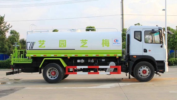 多功能抑塵車的圖片_國六14方東風多利卡D9綠化灑水車廠家價格3