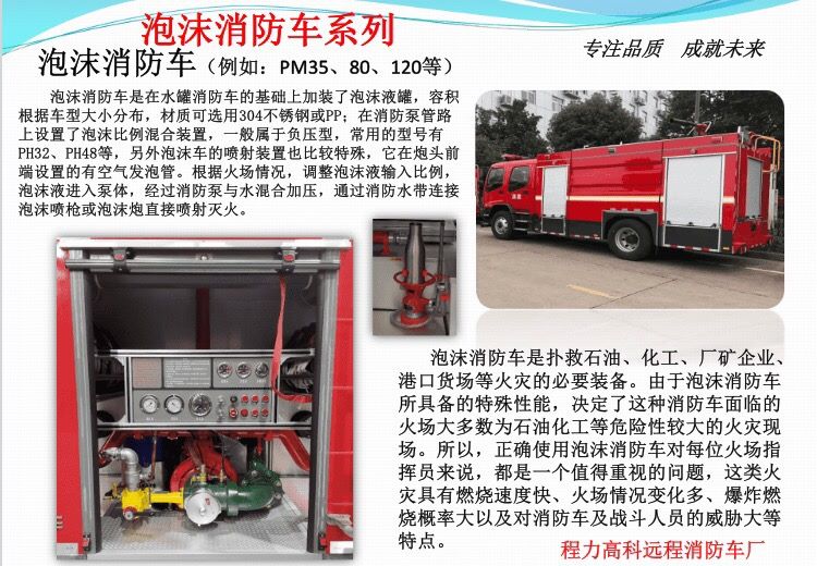 泡沫消防車 泡沫消防車