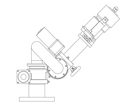 灑水車電動高壓電子水炮結(jié)構(gòu)圖 灑水車電動高壓電子水炮結(jié)構(gòu)圖