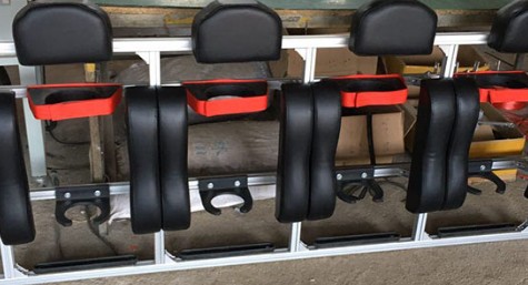 消防車空氣呼吸器靠背 消防車空氣呼吸器靠背