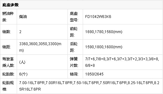 國六飛碟奧馳藍牌勾臂垃圾底盤技術參數(shù) 國六飛碟奧馳藍牌勾臂垃圾底盤技術參數(shù)