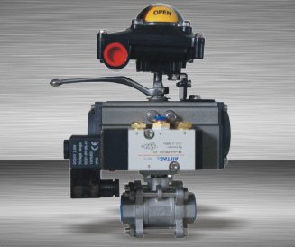 不銹鋼消防氣動(dòng)絲口球閥 不銹鋼消防氣動(dòng)絲口球閥