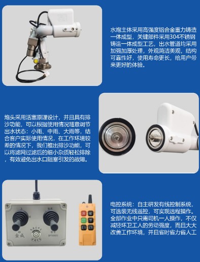 金成DP50A01電動(dòng)水炮_金成2025款第四代電動(dòng)水炮 金成DP50A01電動(dòng)水炮_金成2025款第四代電動(dòng)水炮